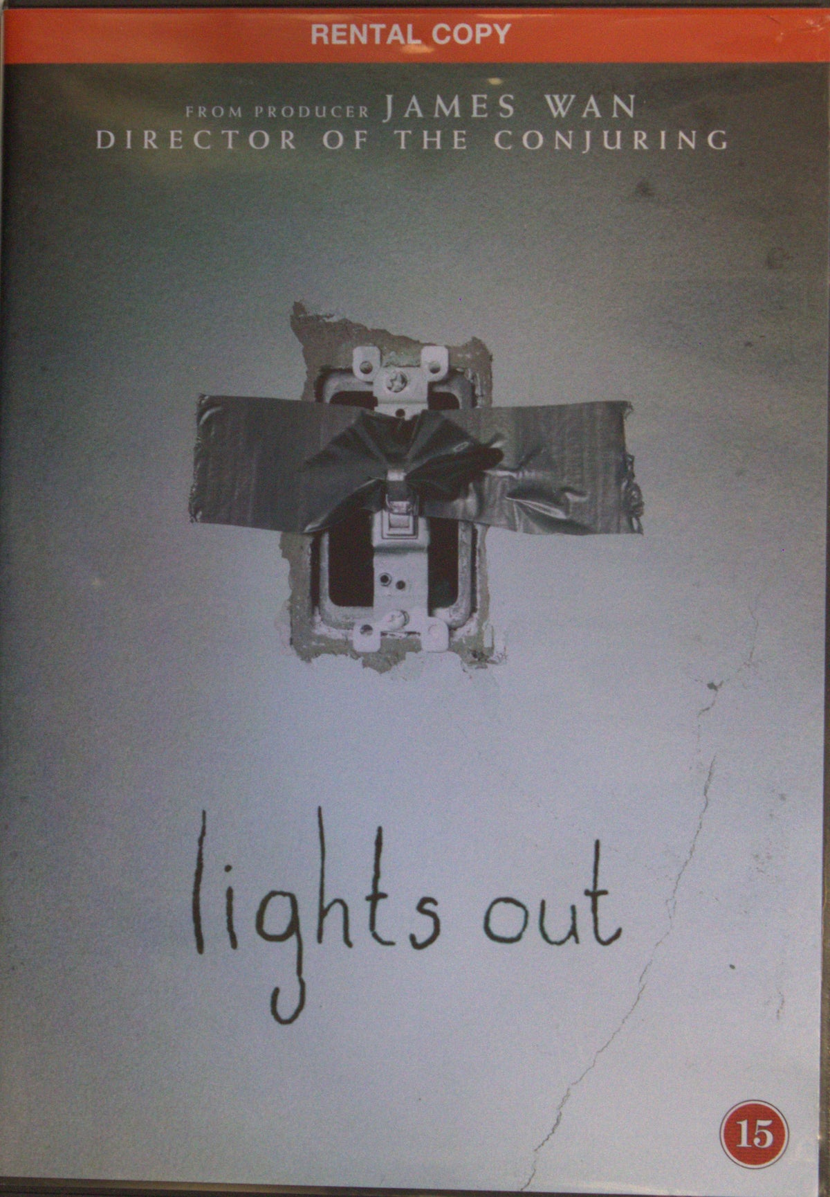 Lights Out (2016) DVD – omslag