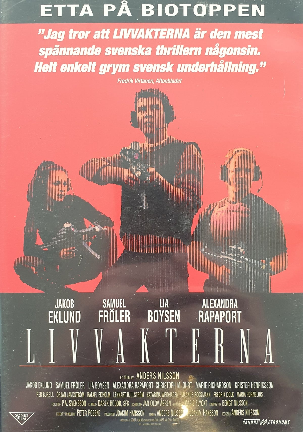 Livvakterna / Executive Protection (2001) DVD – omslag