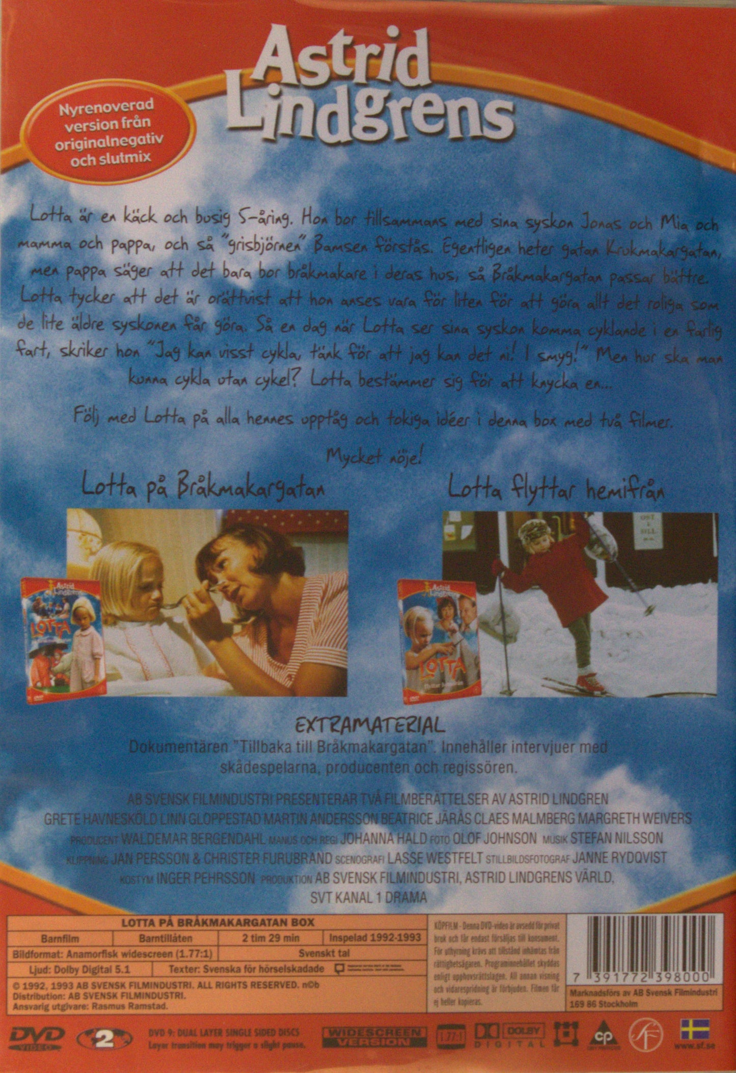 LOTTA PÅ BRÅKMAKARGATAN - 2 FILMER