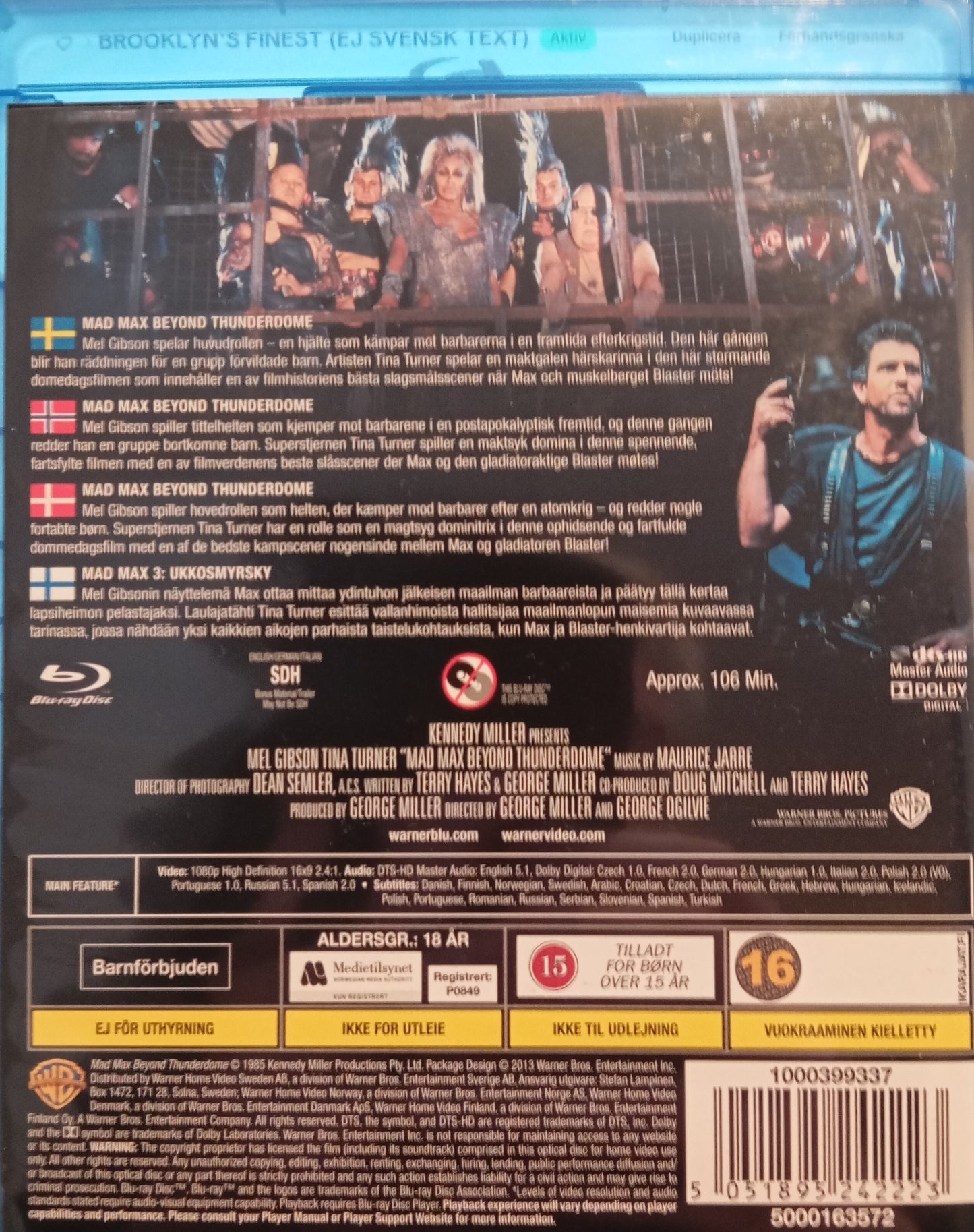 MAD MAX: BEYOND THUNDERDOME