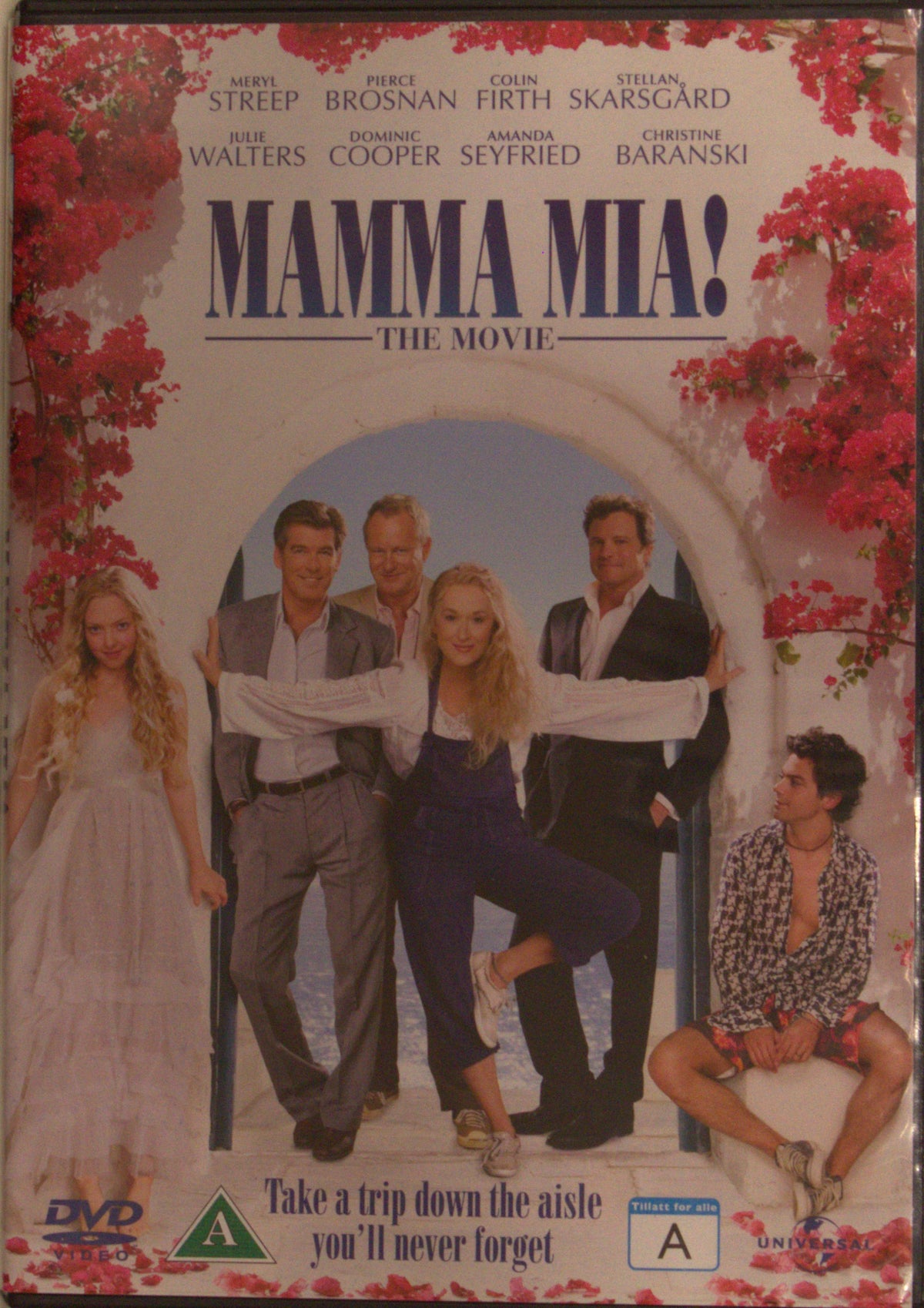 Mamma Mia! (2008) DVD – omslag