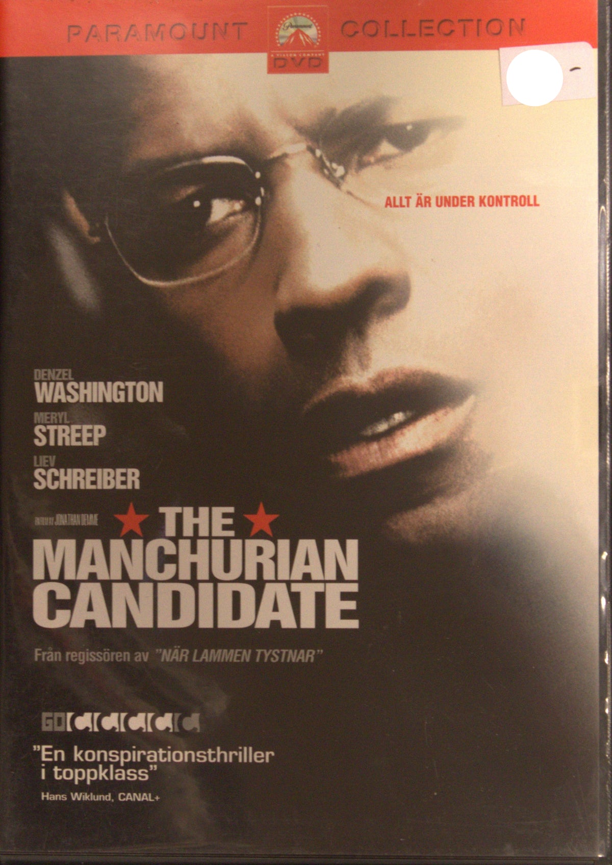 The Manchurian Candidate (2004) DVD – omslag
