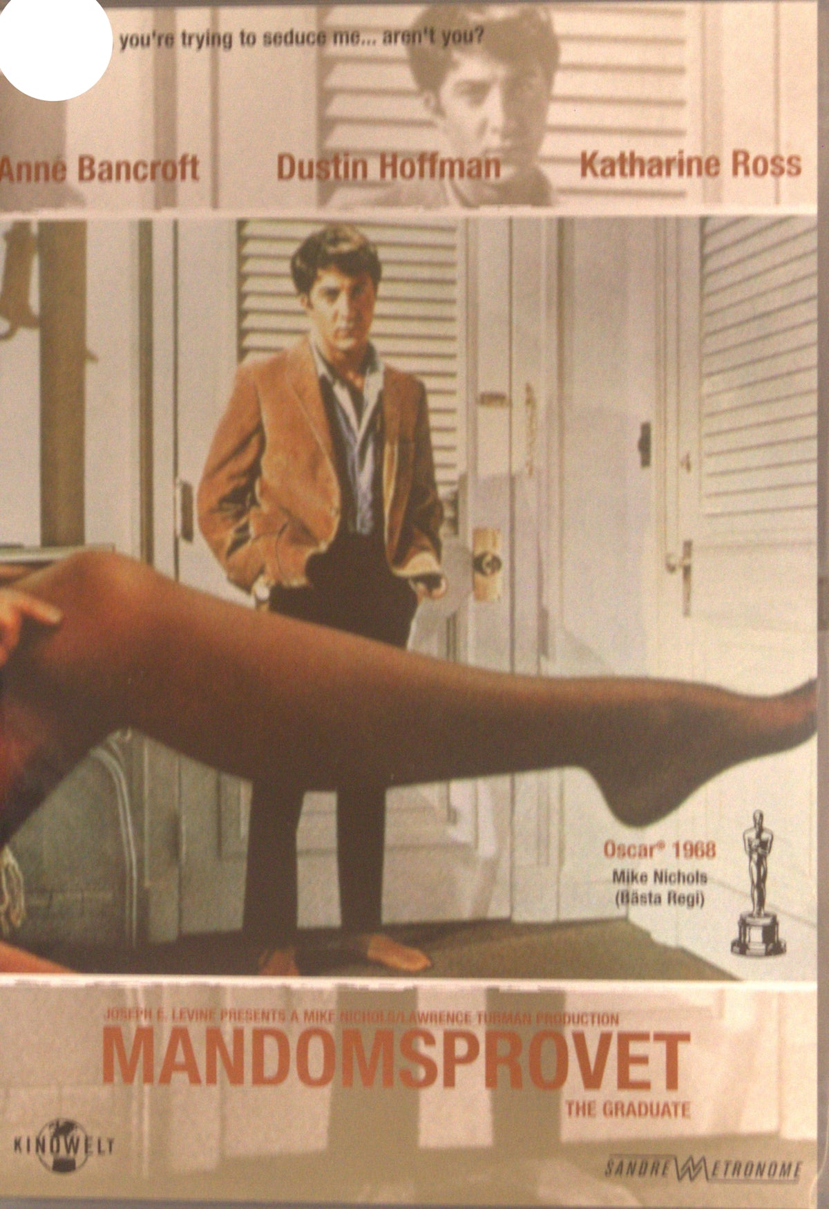 Mandomsprovet / The Graduate (1967) DVD – omslag