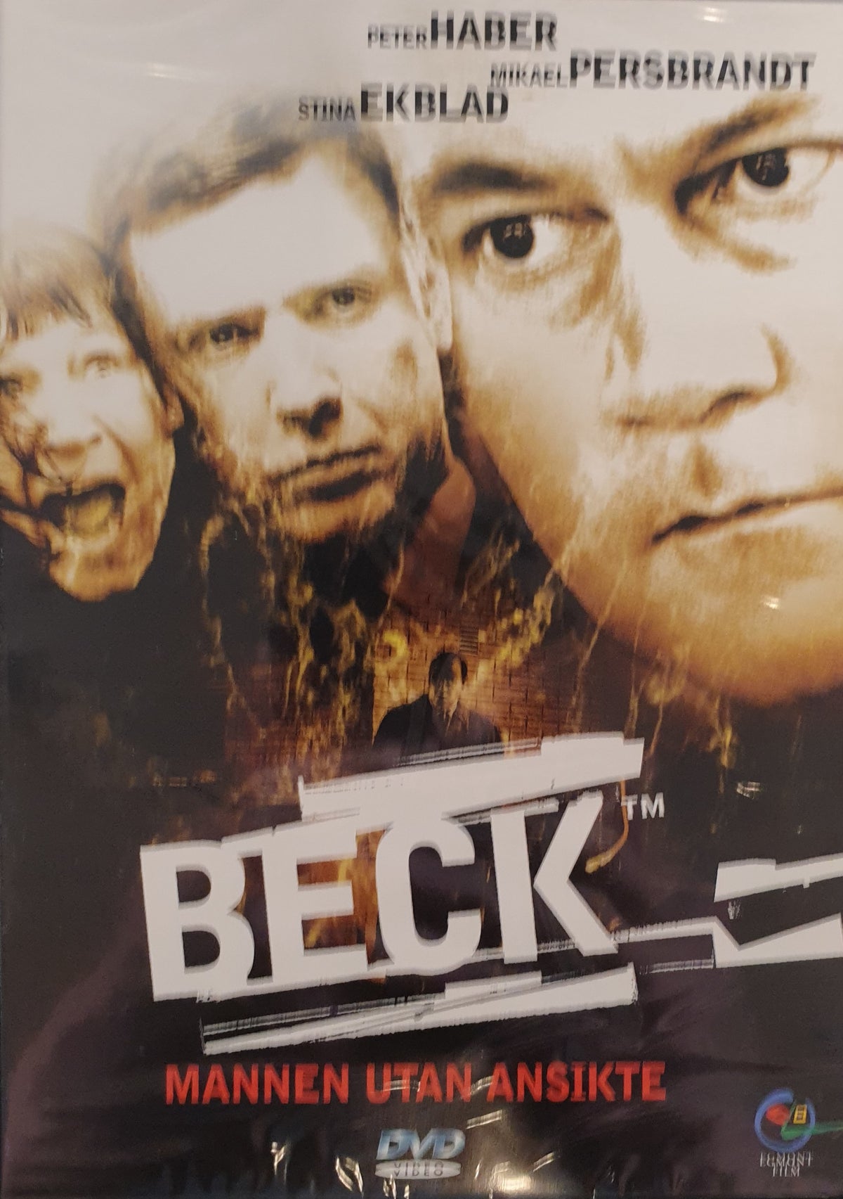 Beck – Mannen utan ansikte (2001) DVD – omslag