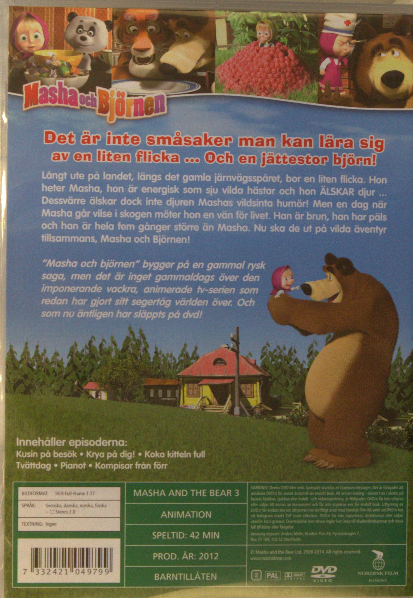 MASHA OCH BJÖRNEN - TVÄTTDAG