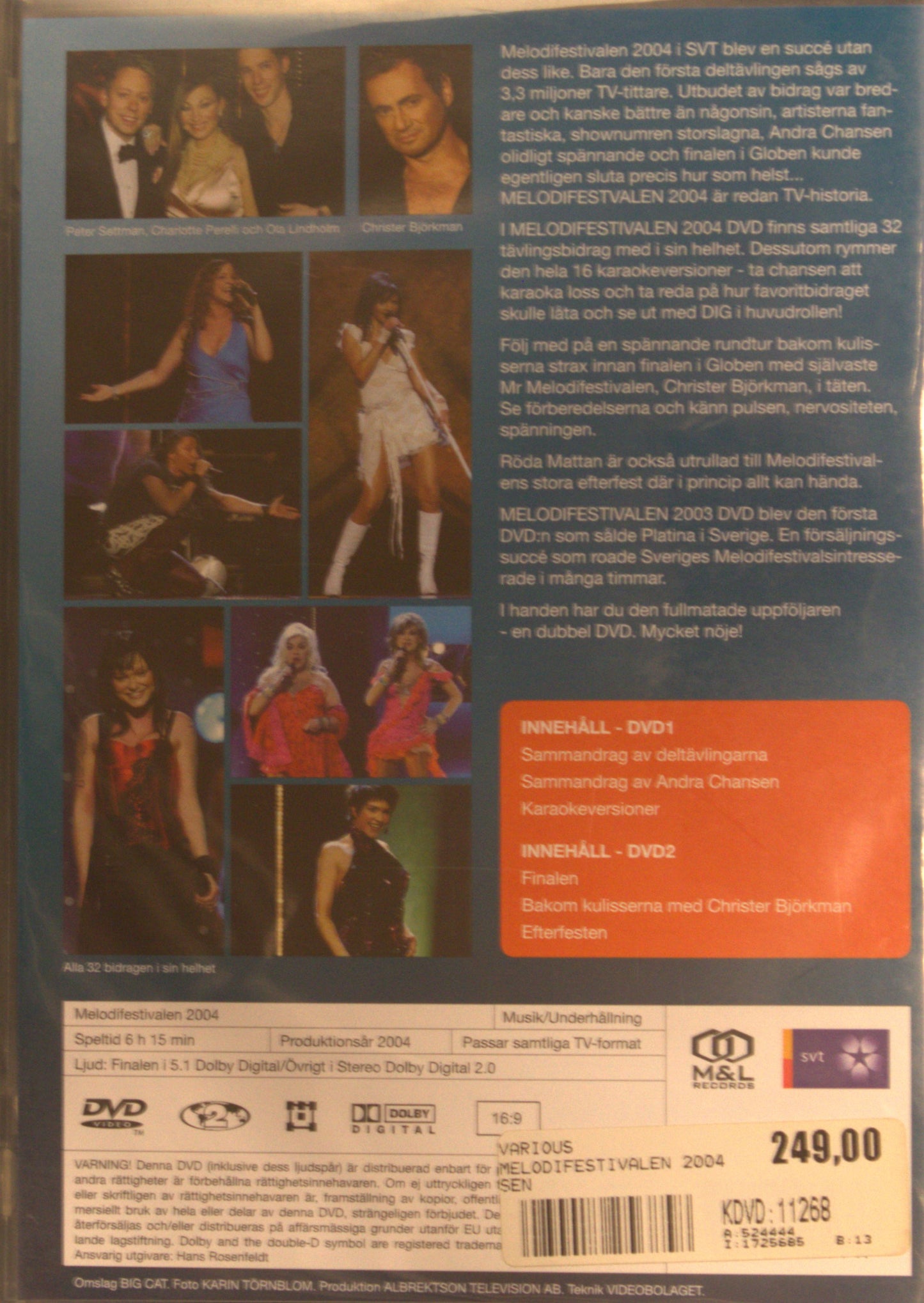 MELODIFESTIVALEN 2004