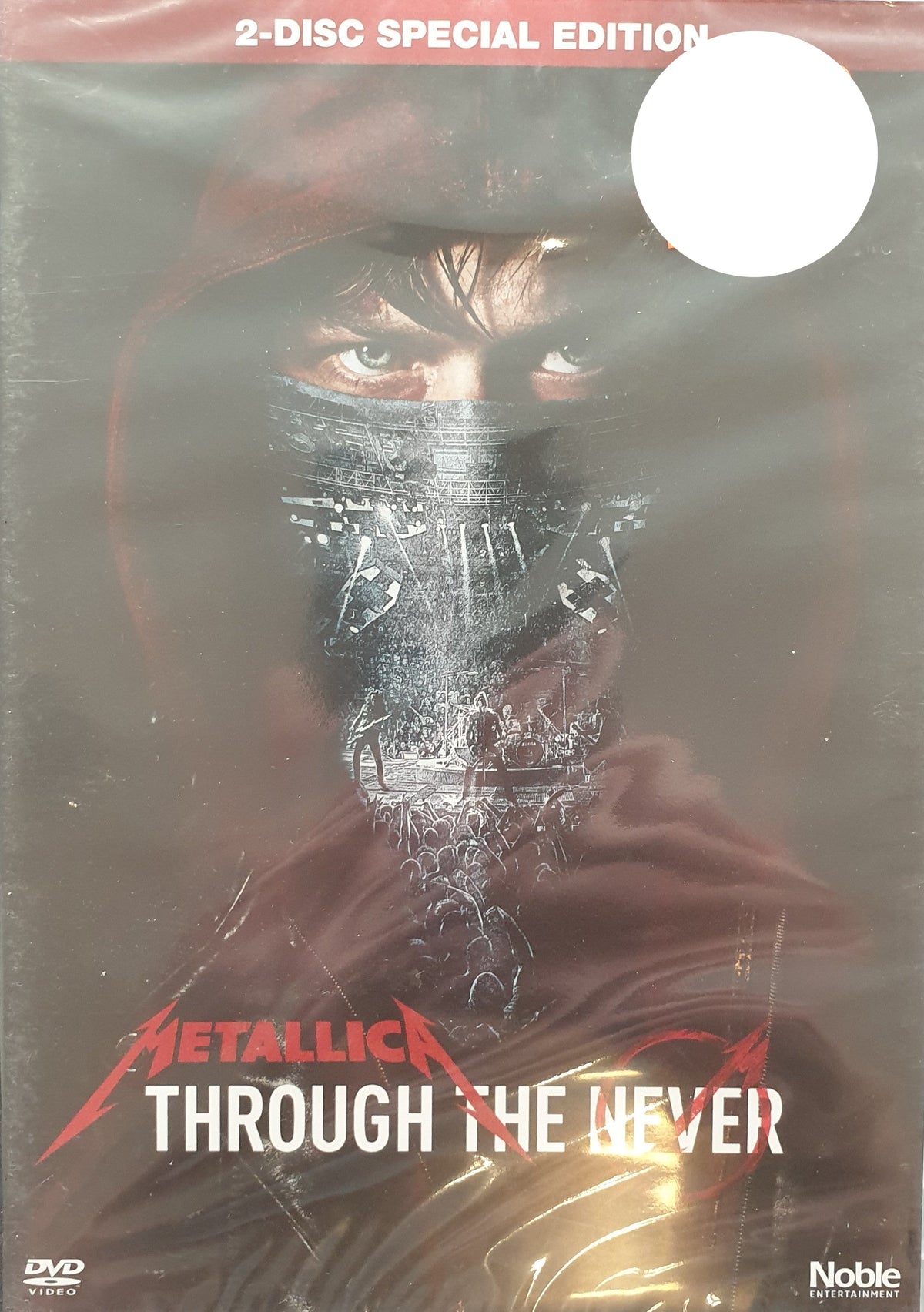 Metallica Through the Never (2013) DVD – omslag
