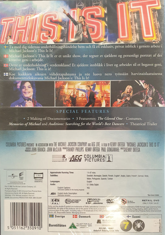 MICHAEL JACKSON'S THIS IS IT