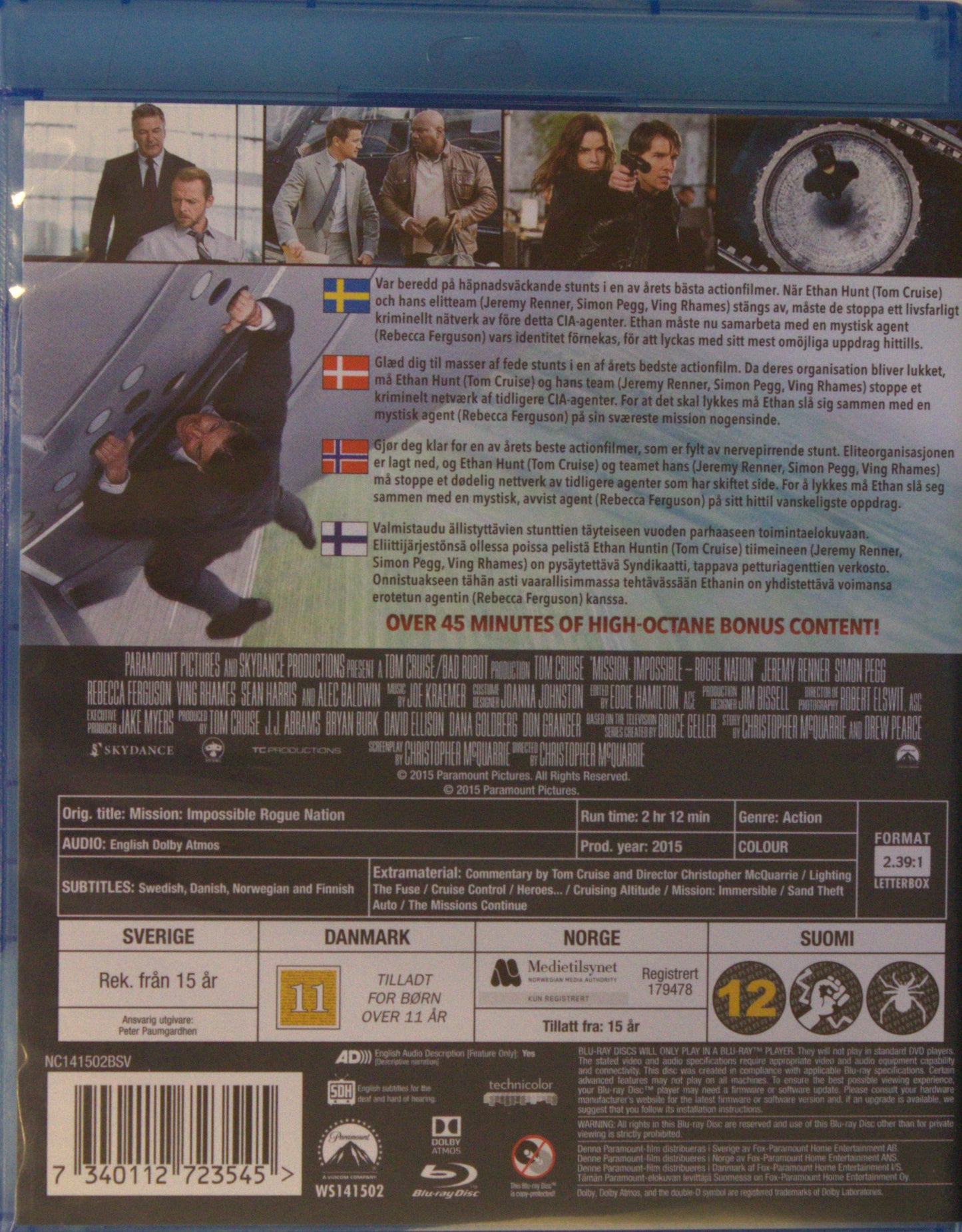 MISSION: IMPOSSIBLE - ROGUE NATION