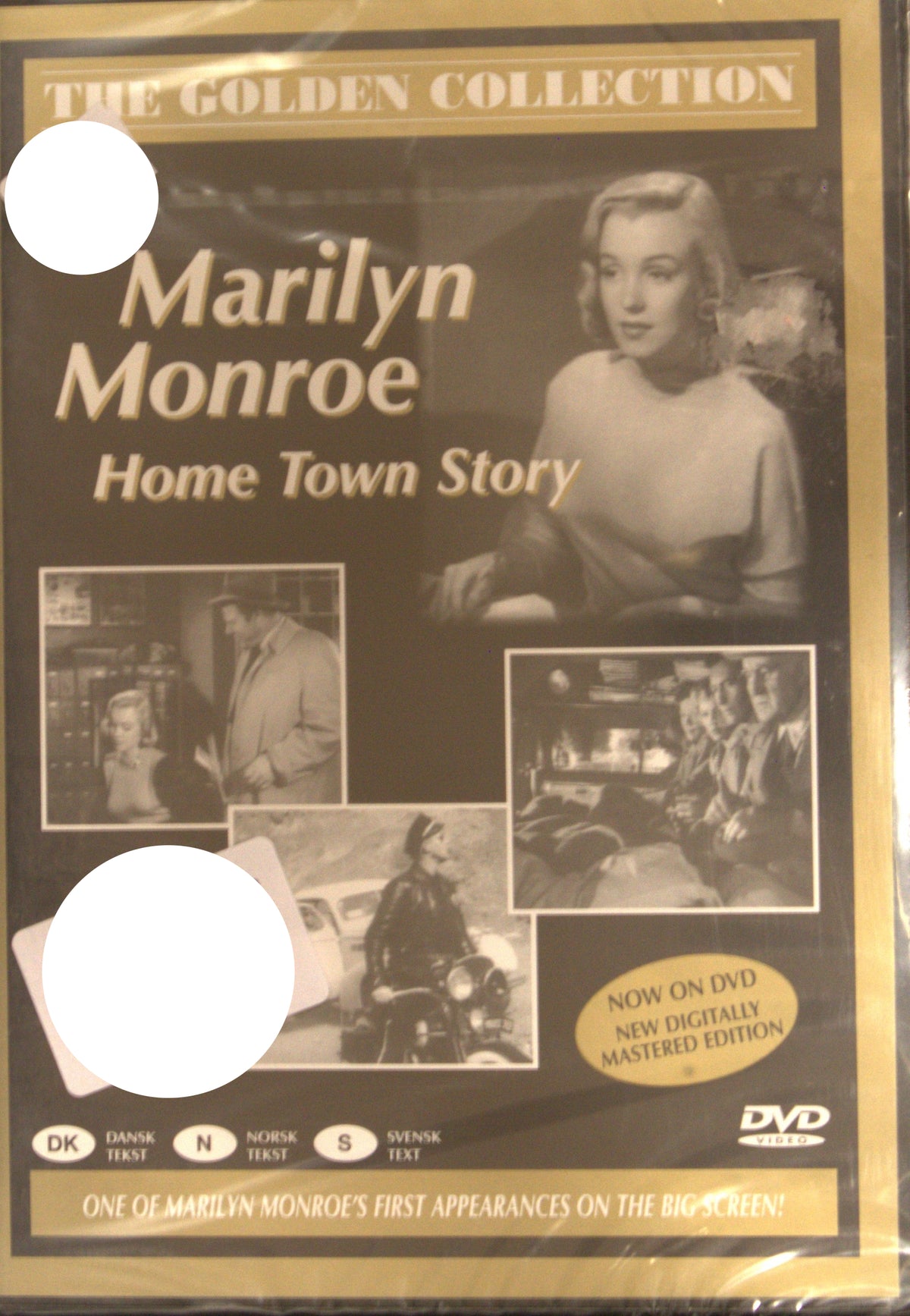 Marilyn Monroe (1951) DVD – omslag