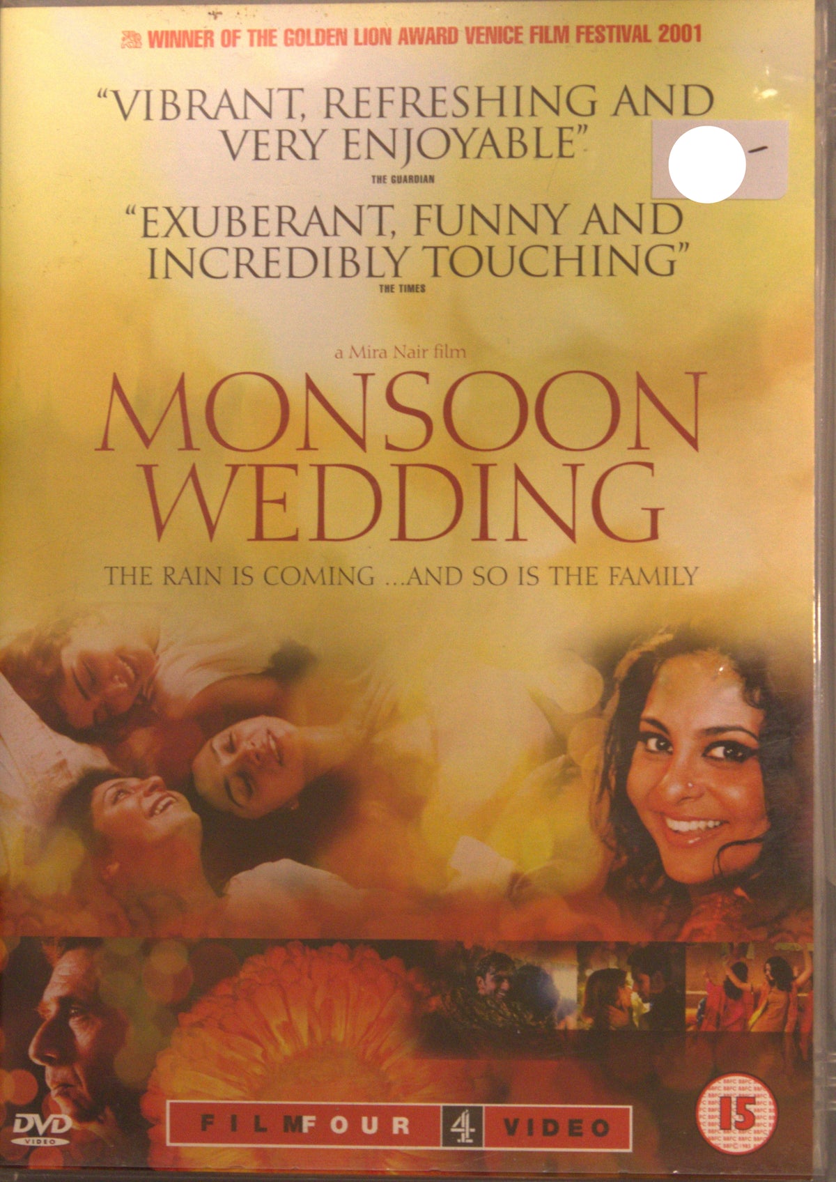 Monsoon Wedding / Monsunbröllop (2001) DVD – omslag