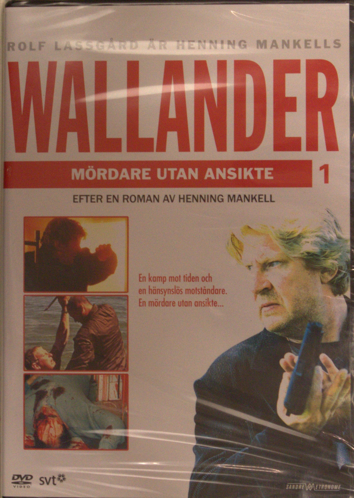 Wallander: Mördare utan ansikte (1994) DVD – omslag