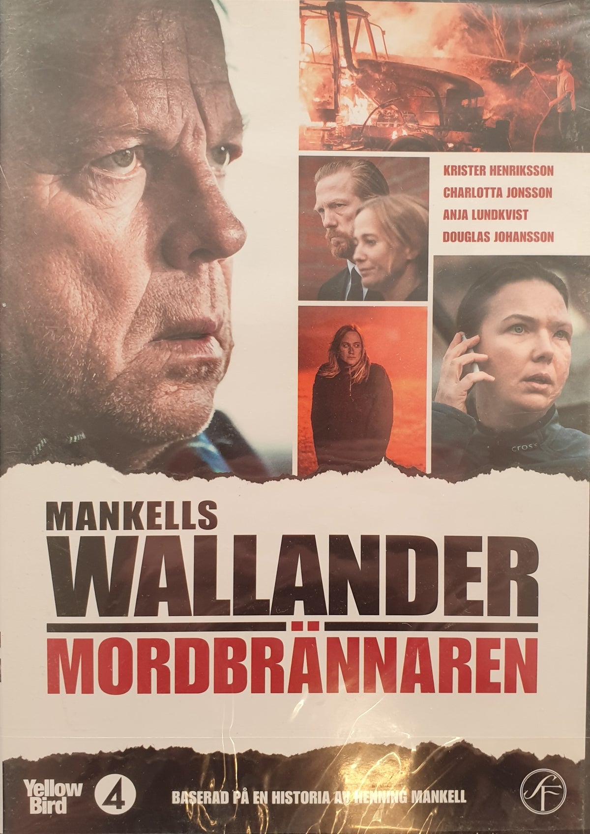 Wallander: Mordbrännaren (2013) DVD – omslag