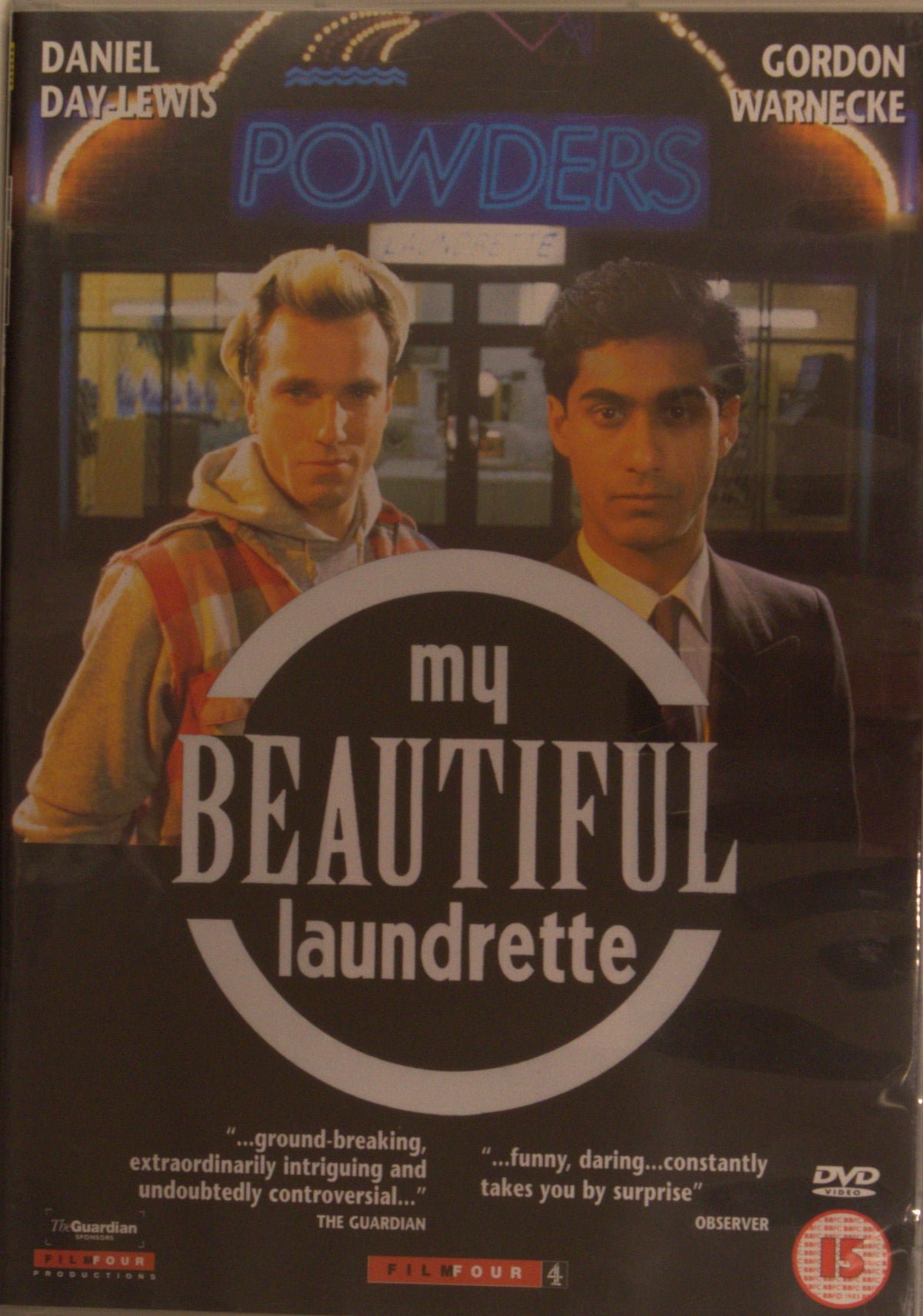 Min sköna tvättomat / My Beautiful Laundrette (1985) DVD – omslag