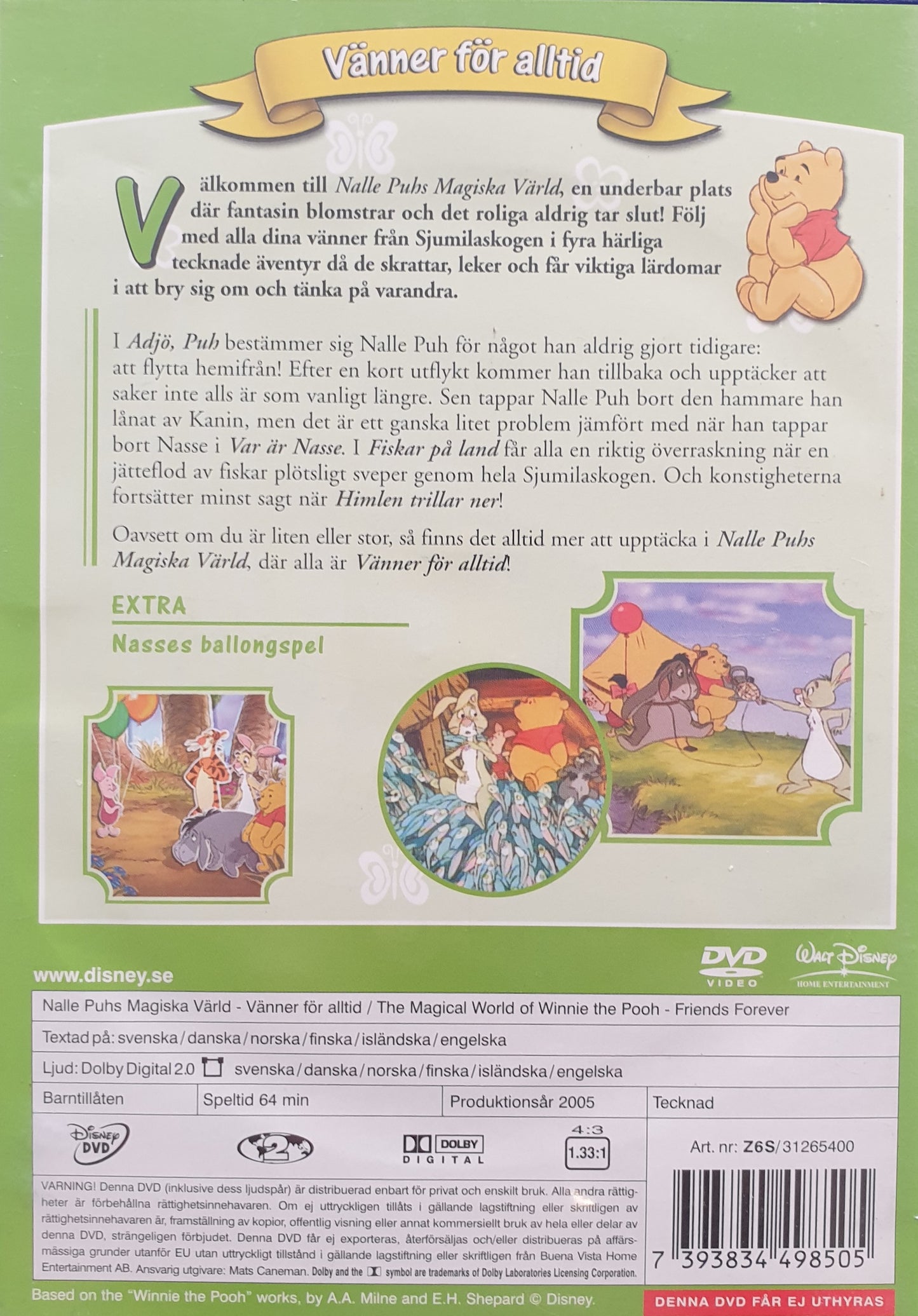 NALLE PUHS MAGISKA VÄRLD - VÄNNER FÖR ALLTID / WINNIE THE POOH