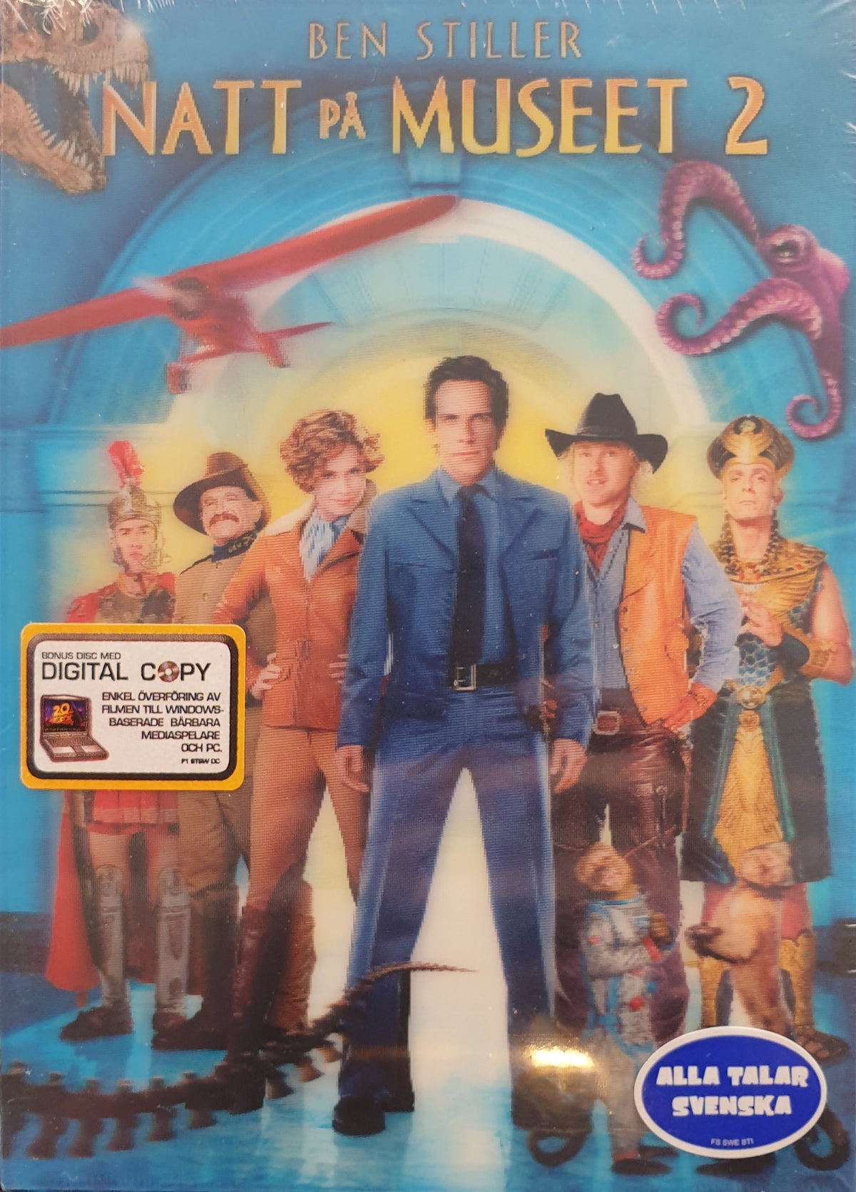 Natt på museet 2 / Night at the Museum: Battle of the Smithsonian (2009) DVD – omslag