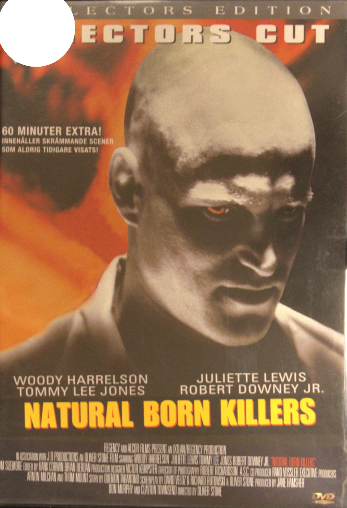 Natural Born Killers – Director's Cut (1994) DVD – omslag