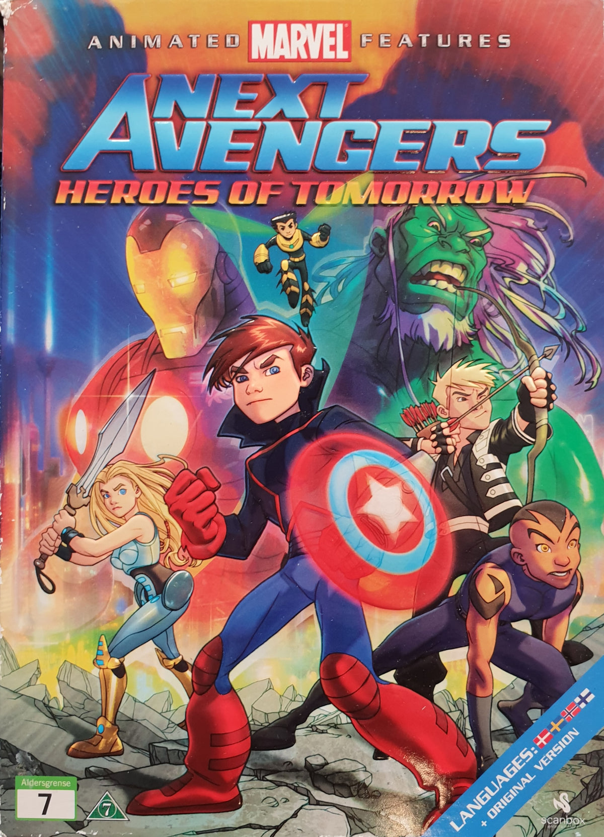 Next Avengers: Heroes of Tomorrow (2008) DVD – omslag