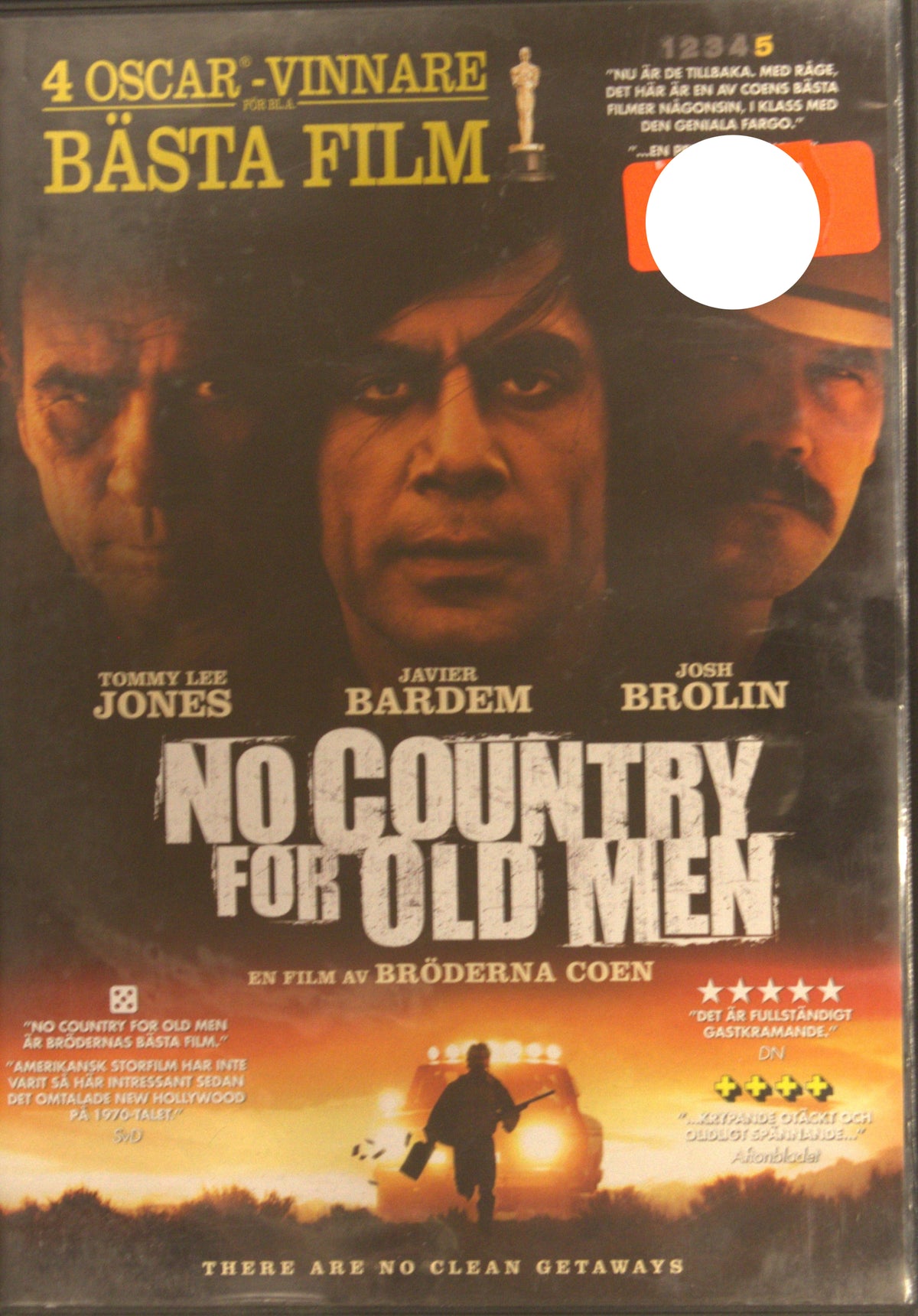 No Country for Old Men (2007) DVD – omslag