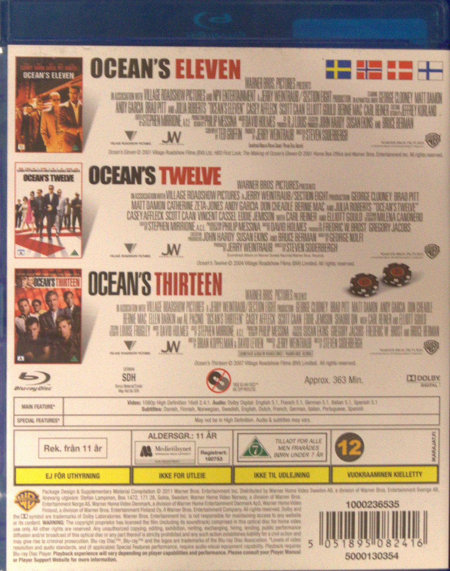 OCEAN'S 11-13