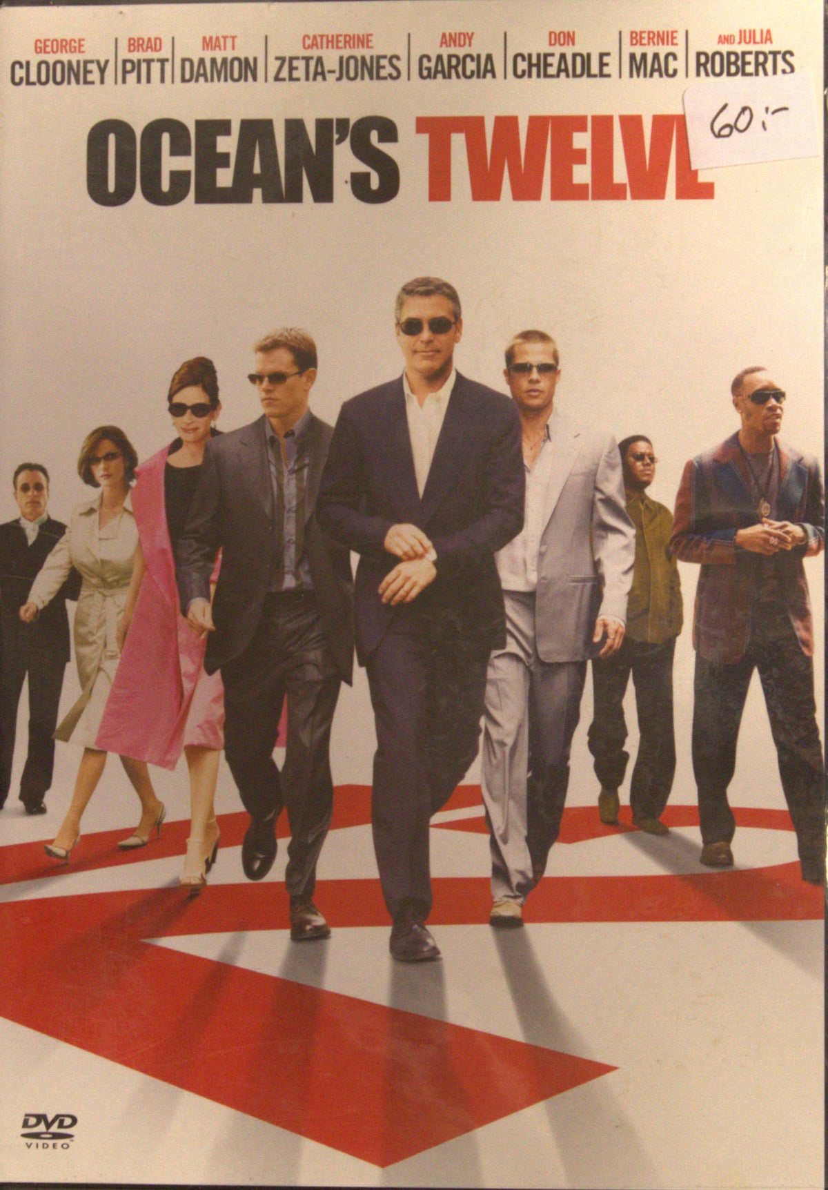 Ocean's Twelve (2004) DVD – omslag
