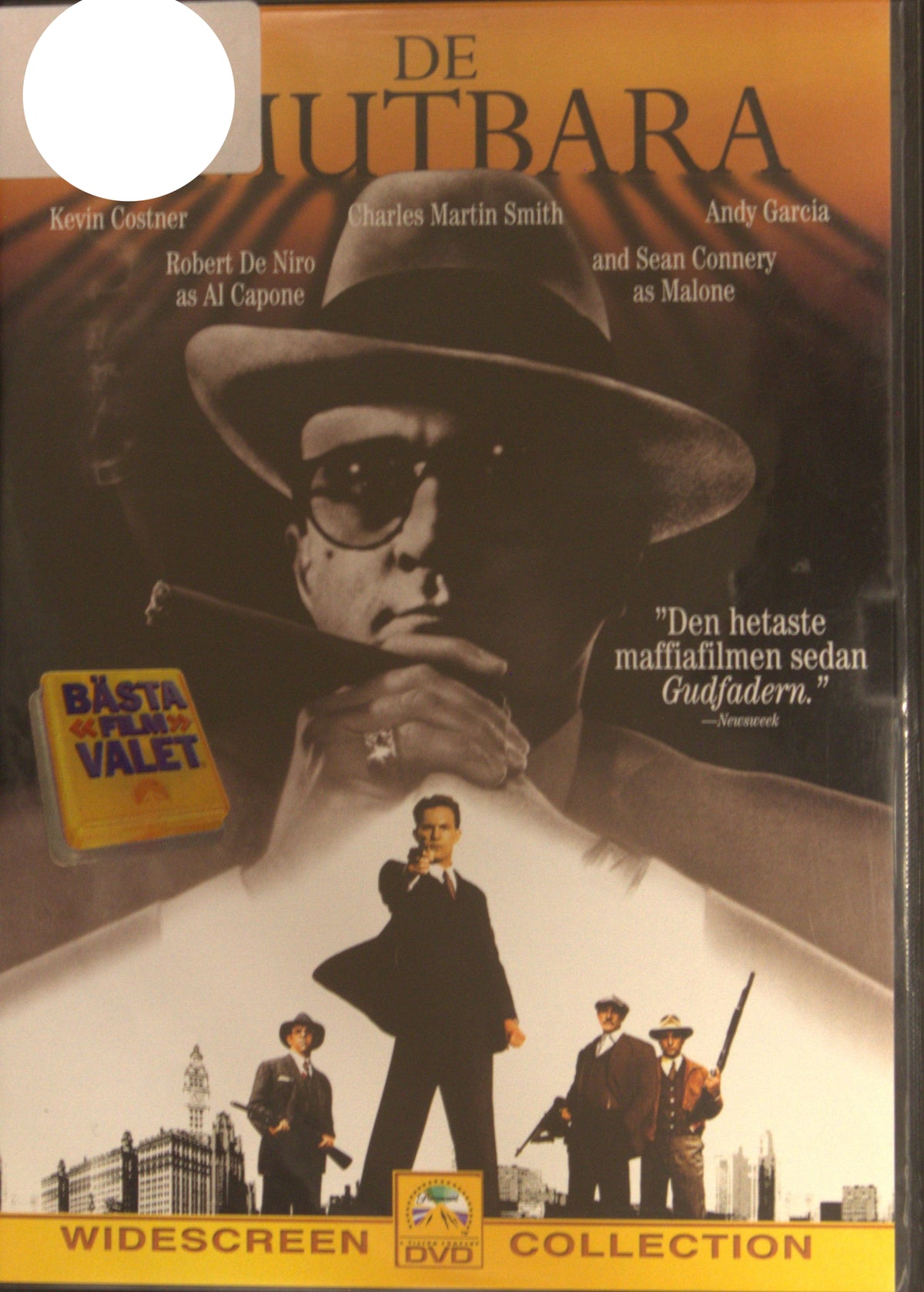 De omutbara / The Untouchables (1987) DVD – omslag