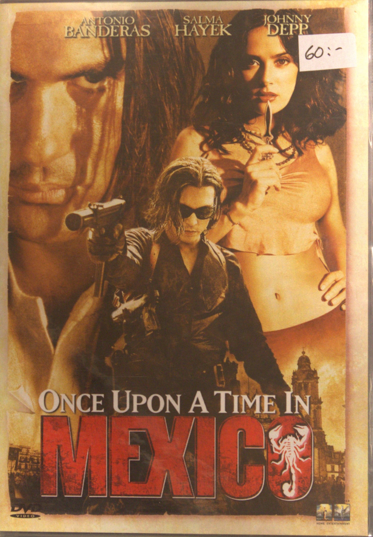 Once Upon a Time in Mexico (2003) DVD – omslag