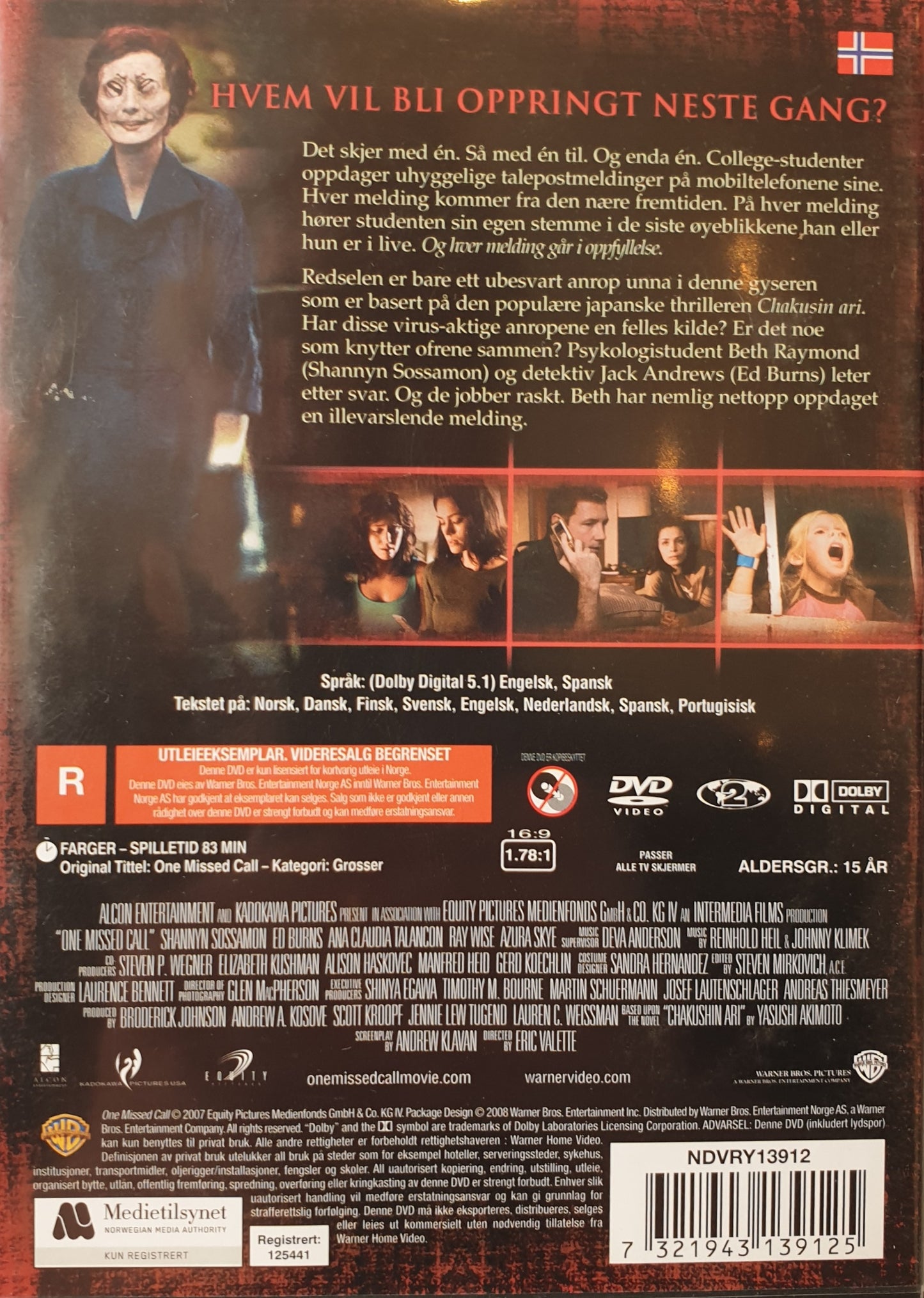 ONE MISSED CALL (NORSK)