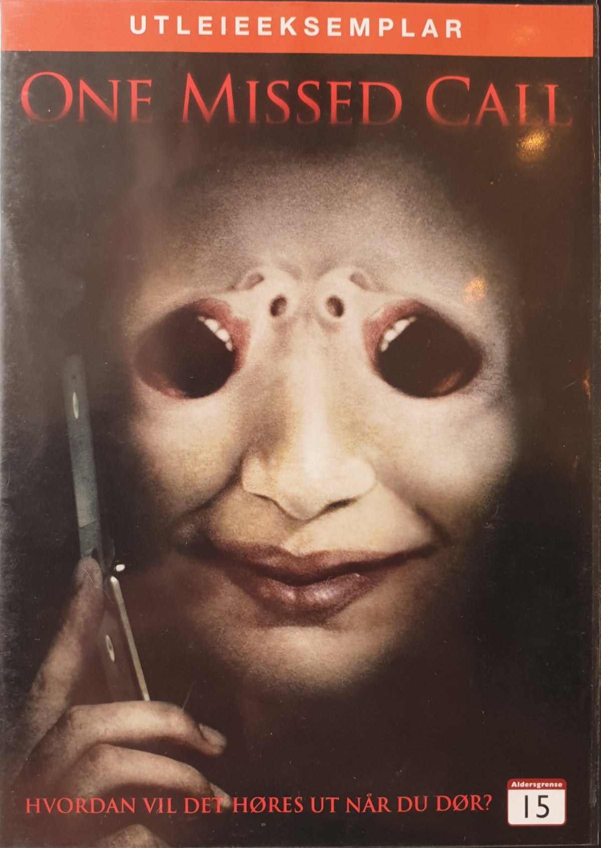 One Missed Call – norsk utgåva (2008) DVD – omslag