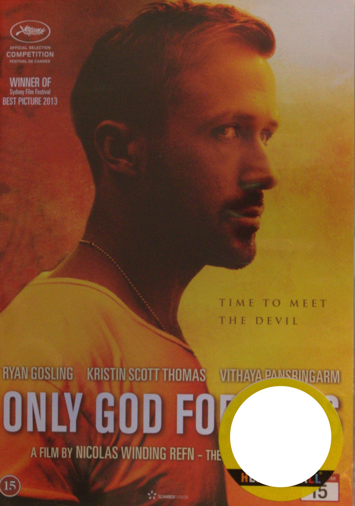 Only God Forgives (2013) DVD – omslag