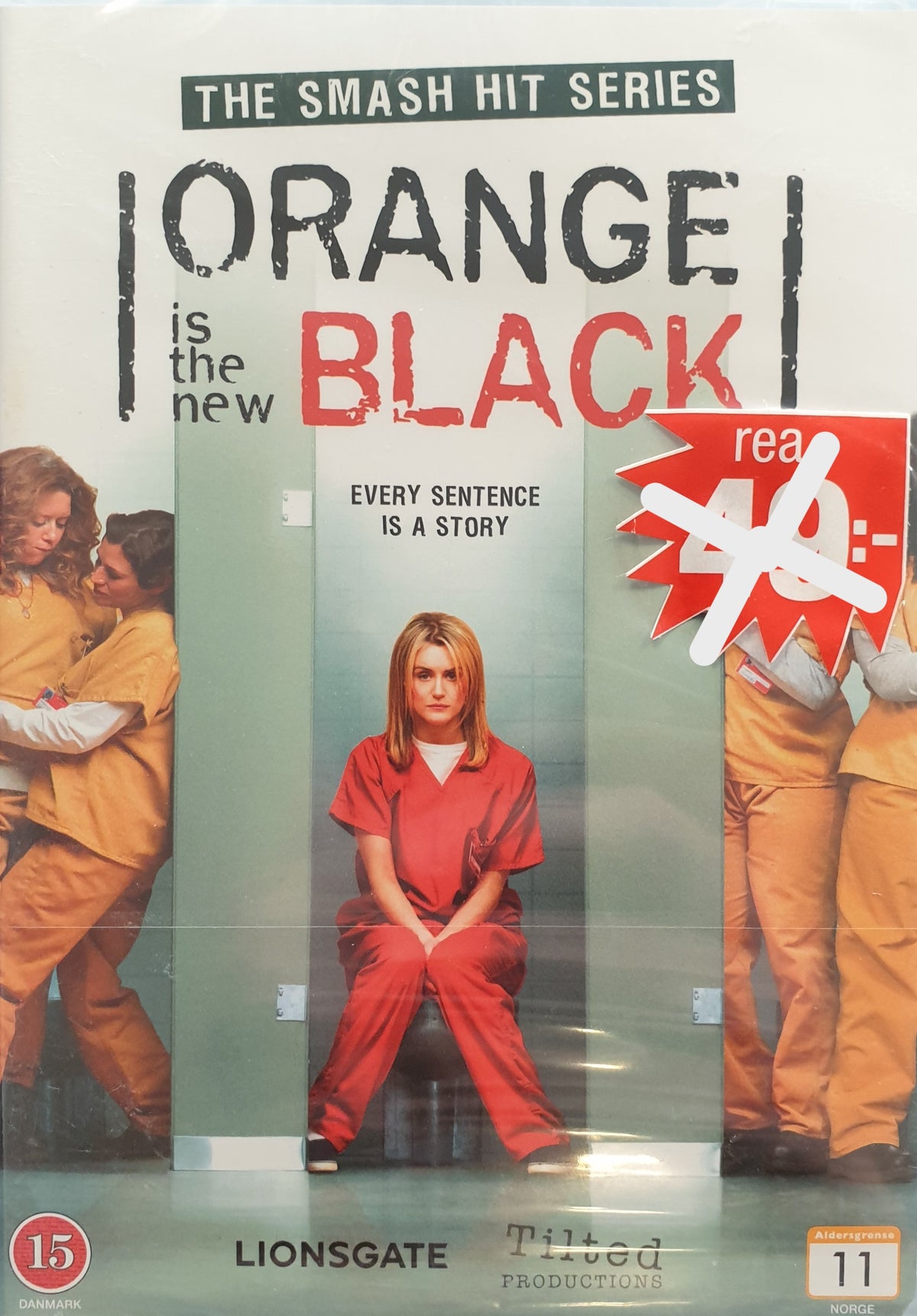 Orange Is the New Black – Säsong 1 (2013) DVD – omslag