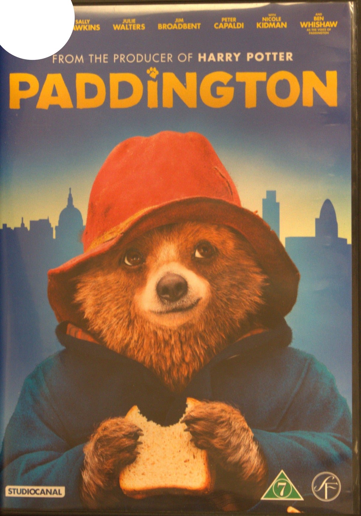 Paddington (2014) DVD – omslag