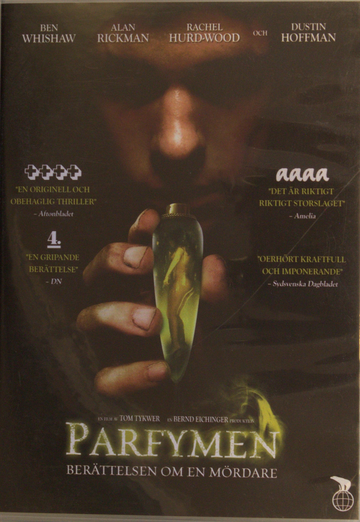 Parfymen: Berättelsen om en mördare (2006) DVD – omslag