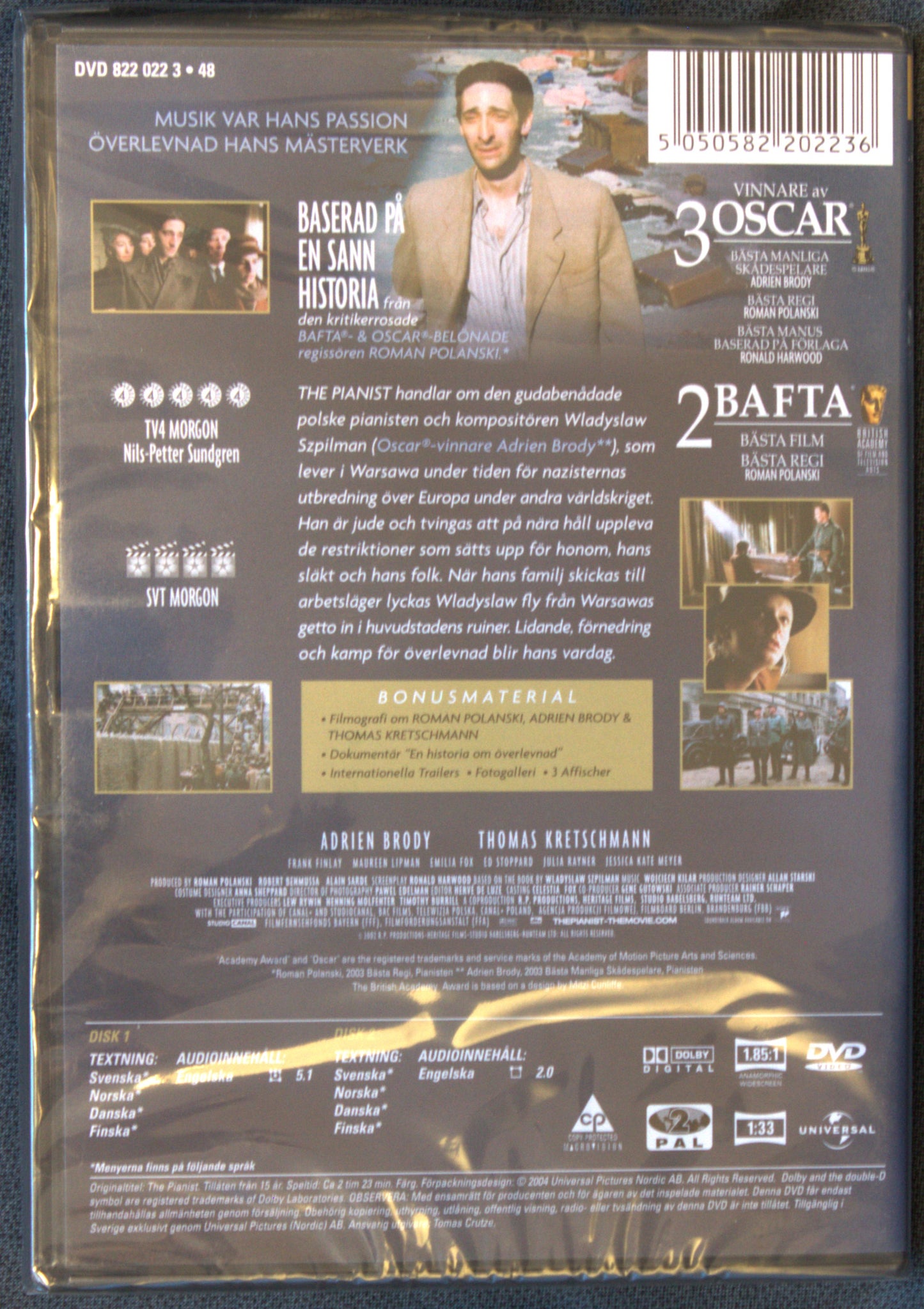 THE PIANIST - 2 DISC SPECIALUTGÅVA