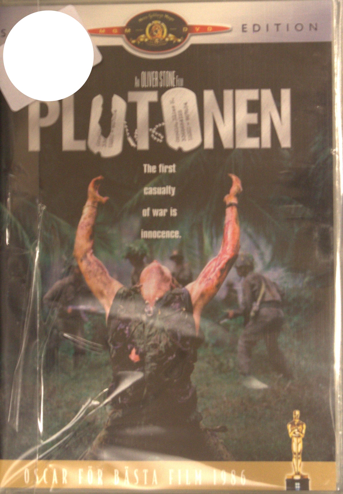 Plutonen / Platoon – Special Edition (1986) DVD – omslag