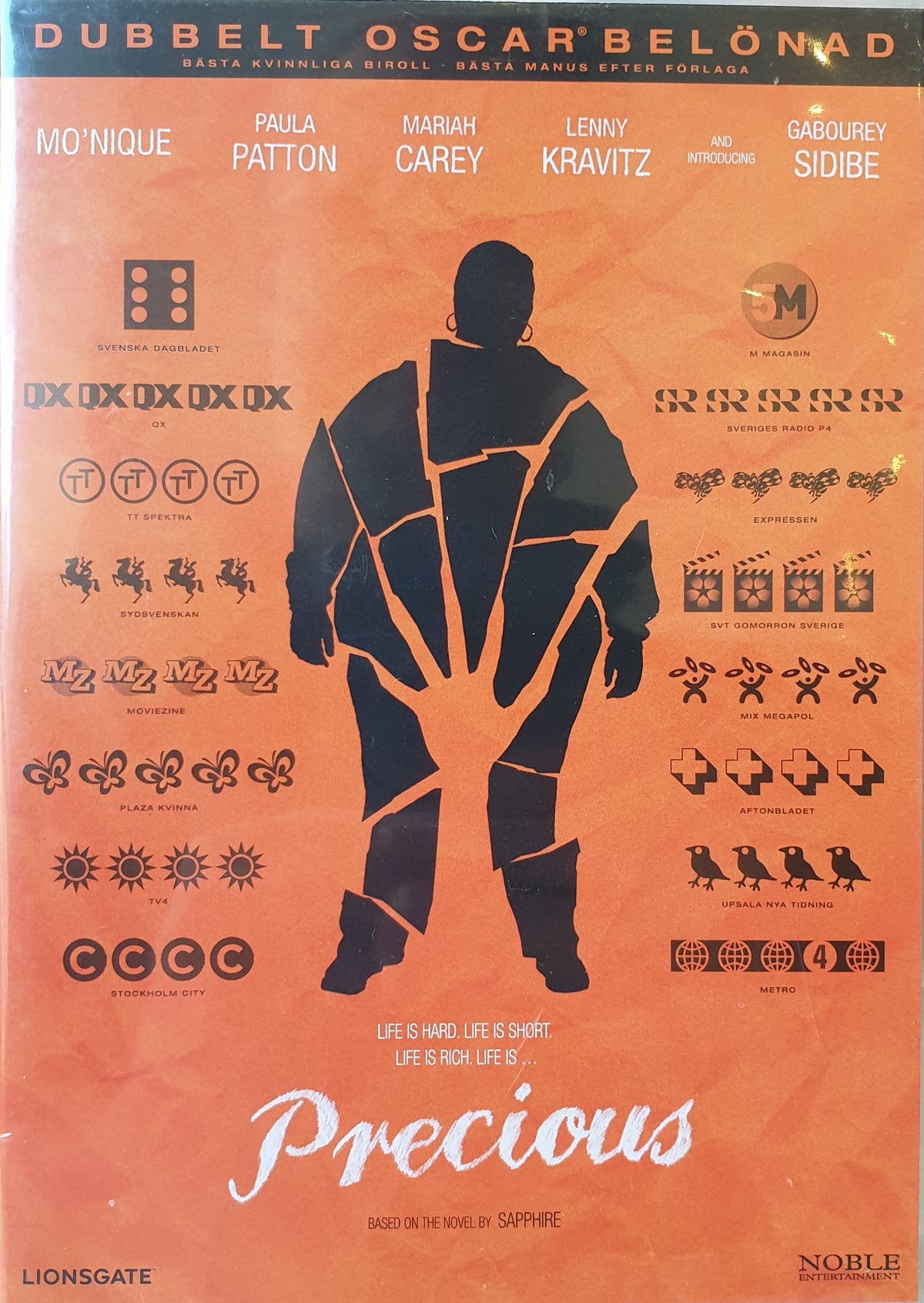 Precious (2009) DVD – omslag