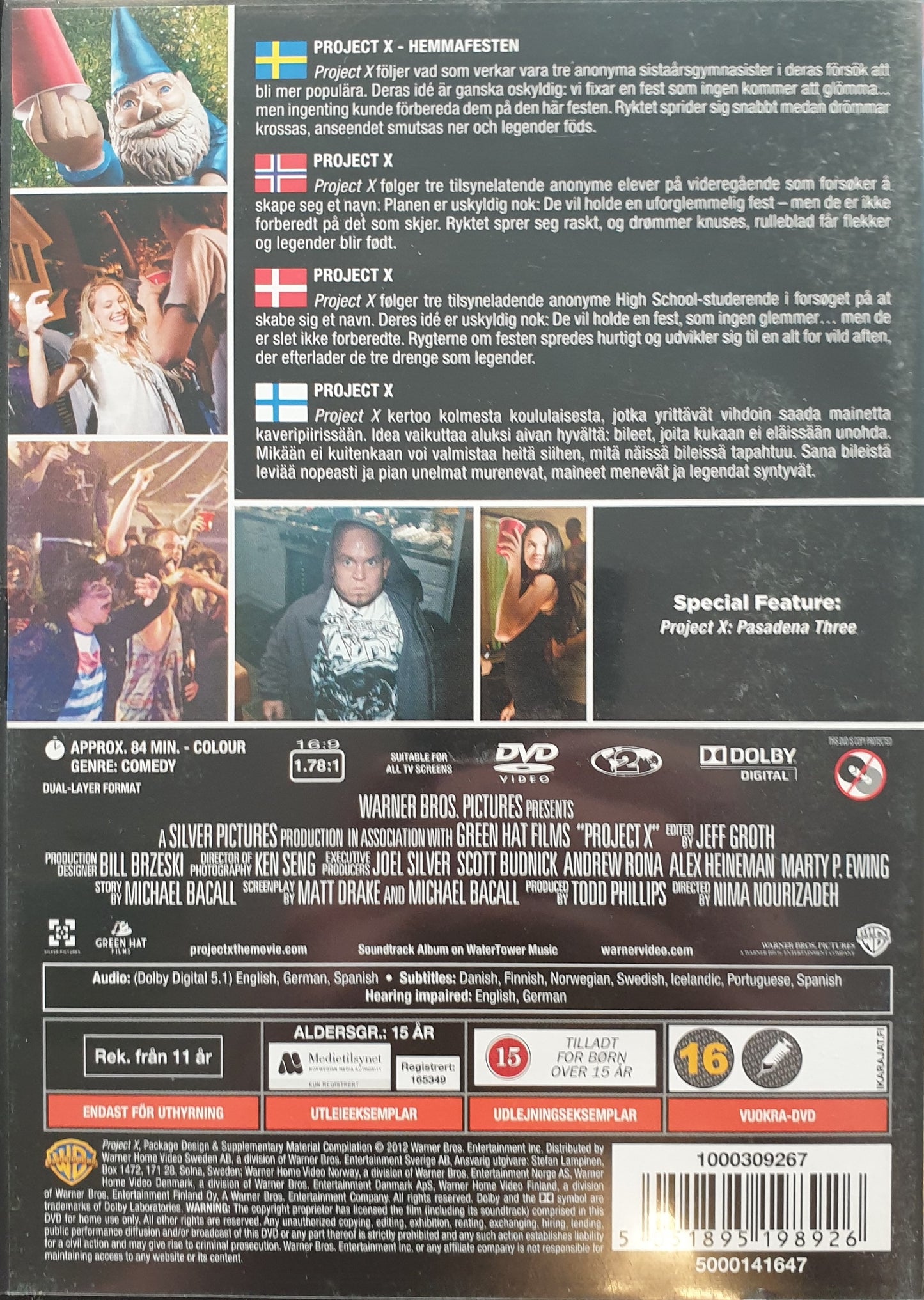 PROJECT X - HEMMAFESTEN