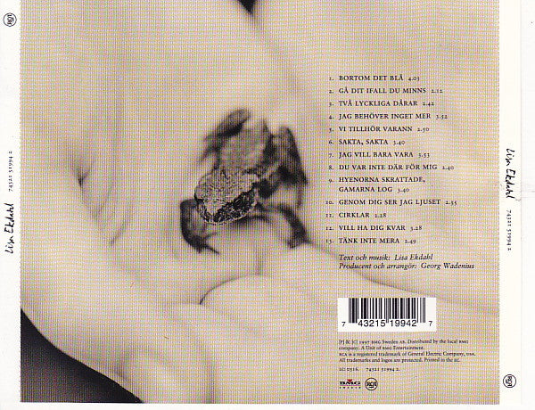LISA EKDAHL - BORTOM DET BLÅ - CD