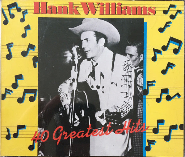 HANK WILLIAMS - 40 GREATEST HITS 2XCD - CD