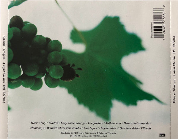 REBECKA TÖRNQVIST - A NIGHT LIKE THIS - CD