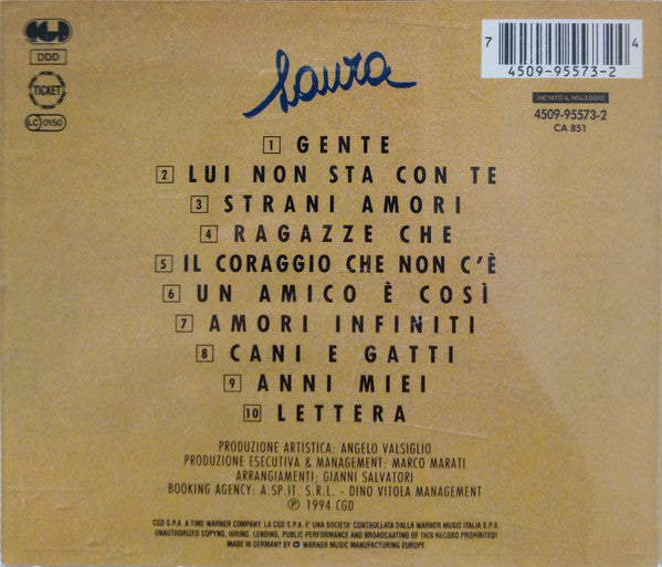 LAURA PAUSINI - LAURA - CD