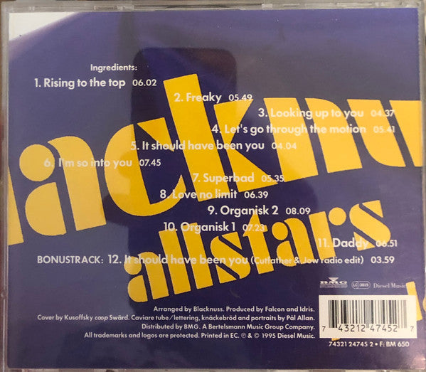 BLACKNUSS - MADE IN SWEDEN - CD