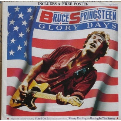BRUCE SPRINGSTEEN - GLORY DAYS ( MAXI SINGLE WITH POSTER ) - VINYL