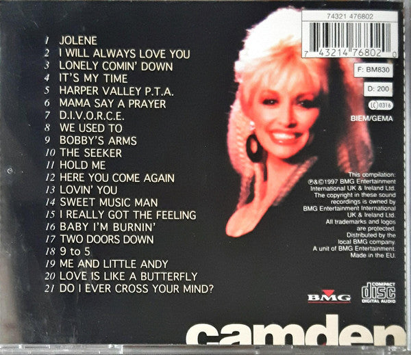 DOLLY PARTON - THE BEST OF - CD