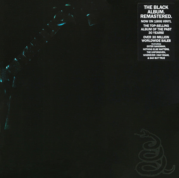 METALLICA - METALLICA ( THE BLACK ALBUM 2XLP ) VINYL ( NEW )
