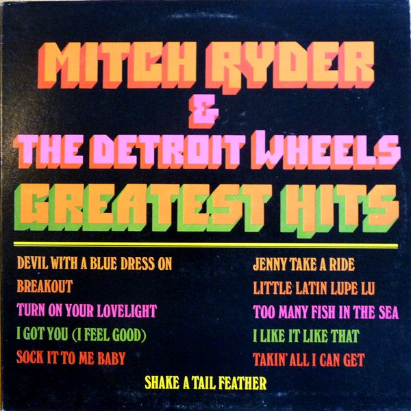 MITCH RYDER & THE DETROIT WHEELS - GREATEST HITS - VINYL