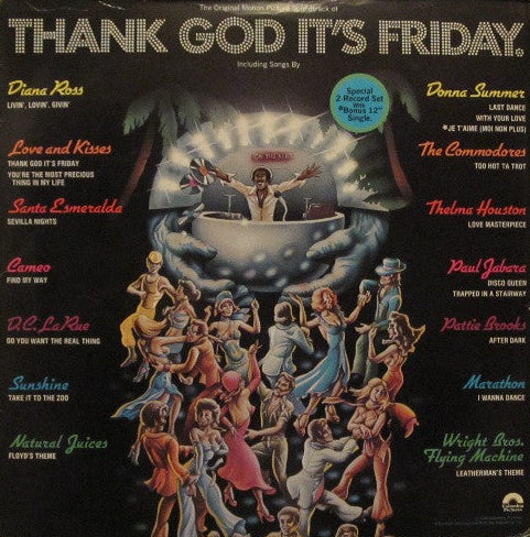 VARIOUS - THANK GOD IT'S FRIDAY ( SOUNDTRACK ) 2XLP - VINYL