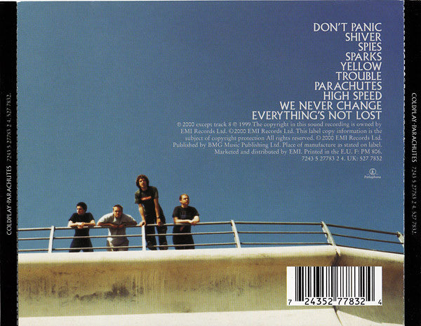 COLDPLAY - PARACHUTES - CD
