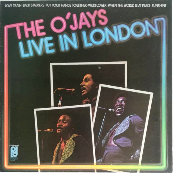 THE O'JAYS - LIVE IN LONDON - VINYL