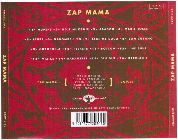 ZAP MAMA - ZAP MAMA - CD
